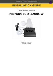 Nikrans LCD-1200GW Installation Manual