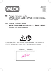 Valex 1372034 Instruction Manual And Safety Instructions
