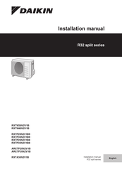 Daikin ARXTP25N2V1B Installation Manual