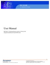 Acnodes RK 1016B User Manual
