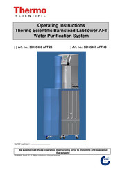 Thermo Scientific LabTower AFT 40 Operating Instructions Manual