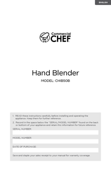 Commercial CHEF CHIB50B Manual