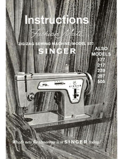 Singer Fashion Mate 237 Instructions Manual