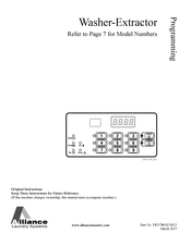 Alliance Laundry Systems SCL030HNV Original Instructions Manual