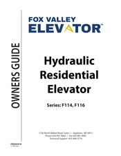Fox Valley Elevator F114 Owner's Manual