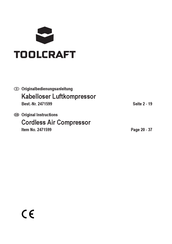 TOOLCRAFT 2471599 Original Instructions Manual