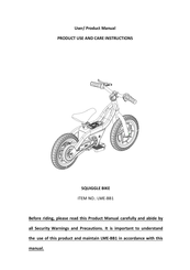 Squiggle LME-BB1 User's Product Manual