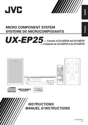 JVC CA-UXEP25 Instructions Manual