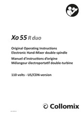 Collomix Xo 55 R duo Original Operating Instructions