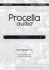 PROCELLA AUDIO DA08-DSP User Manual