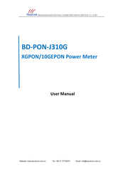 Baudcom BD-PON-J310G User Manual
