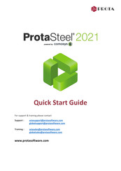 PROTA ProtaSteel 2021 Quick Start Manual