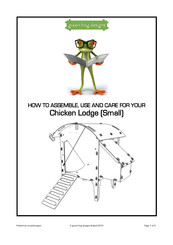 Green Frog Designs Chicken Lodge How To Assemble