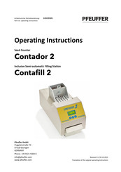 Pfeuffer Contador 2 Operating Instructions Manual