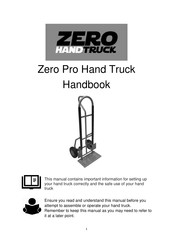 Zero Hand Truck Pro Handbook
