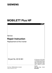 Siemens MOBILETT Plus HP Service Manual