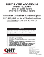 QHT Direct Vent DVF-4 Rigid Installation Manual