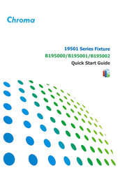 Chroma 19501 Series Quick Start Manual