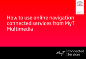 Toyota MyT Multimedia Manual