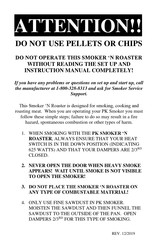 Woodland PK Pro 50 Smoker 'N Roaster Instruction And Recipe Manual