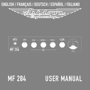 Ashdown MF 284 User Manual