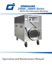 Omnitec OmniAire 2000V Operation And Maintenance Manual