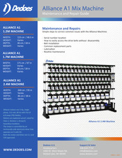 Dedoes Alliance A1 2.4M Maintenance And Repair Manual