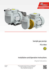 Bühler technologies P2.2 Atex Assembly, Installation And Operation Instructions