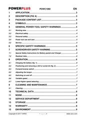 VARO POWERPLUS POWC1060 User Manual