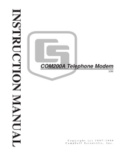 Campbell COM200A Instruction Manual