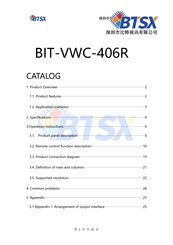 BTSX BIT-VWC-406R Manual