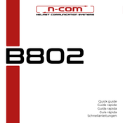 N-Com B802 Quick Manual