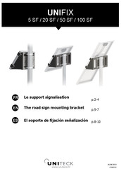 Uniteck UNIFIX 5 SF Installation Manual