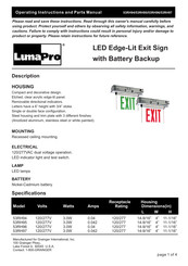 LumaPro 53RH94 Operating Instructions And Parts Manual