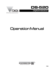 Rice Lake DIGI DS-520 Operation Manual