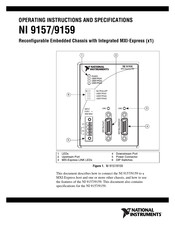 National Instruments NI 9157 Operating Instructions And Specifications
