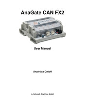 Analytica AnaGate CAN FX2 User Manual