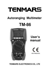 Tenmars TM-86 User Manual