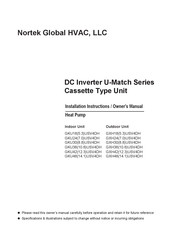 Nortek GXH42USV4DH Installation Instructions & Owner's Manual