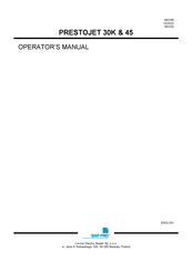 Saf-Fro PRESTOJET 45 Operator's Manual