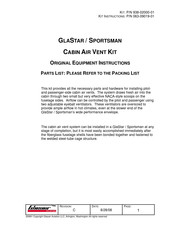 Glasair GLASTAR Instructions Manual