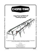 Chore-Time ULTRAFLO Cage Free Installation And Operator's Manual