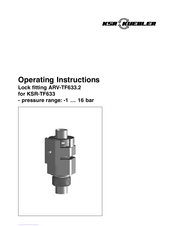 KSR KUEBLER ARV-TF633.2 Operating Instructions Manual