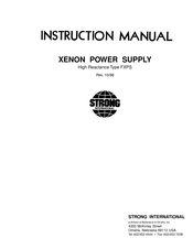 Strong International XENON FXPS Instruction Manual
