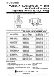 Furuno VR-5020 Modification Instruction