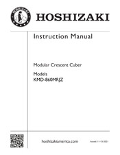 Hoshizaki KMD-860MRJZ Instruction Manual