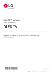 LG 65AN960H0LD.AEK Owner's Manual