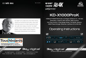 Key Digital KD-X1000ProK Operating Instructions Manual