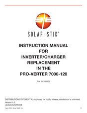 Solar Stik PRO-VERTER 7000-120 Instruction Manual