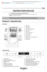 Whirlpool WSIP 4O33 PFE Instructions For Use Manual